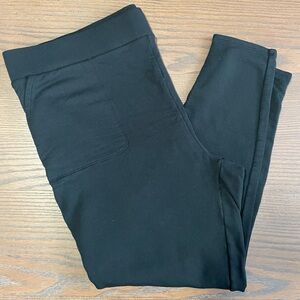 Torrid Fleece Lined Full Length Pocket Warm Leggings Black Size 3 (22/24) Plus